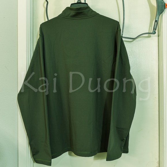 32 degrees Heat Men's Tech 1/4 zip Pullover‎ GREEN - Picture 4 of 5
